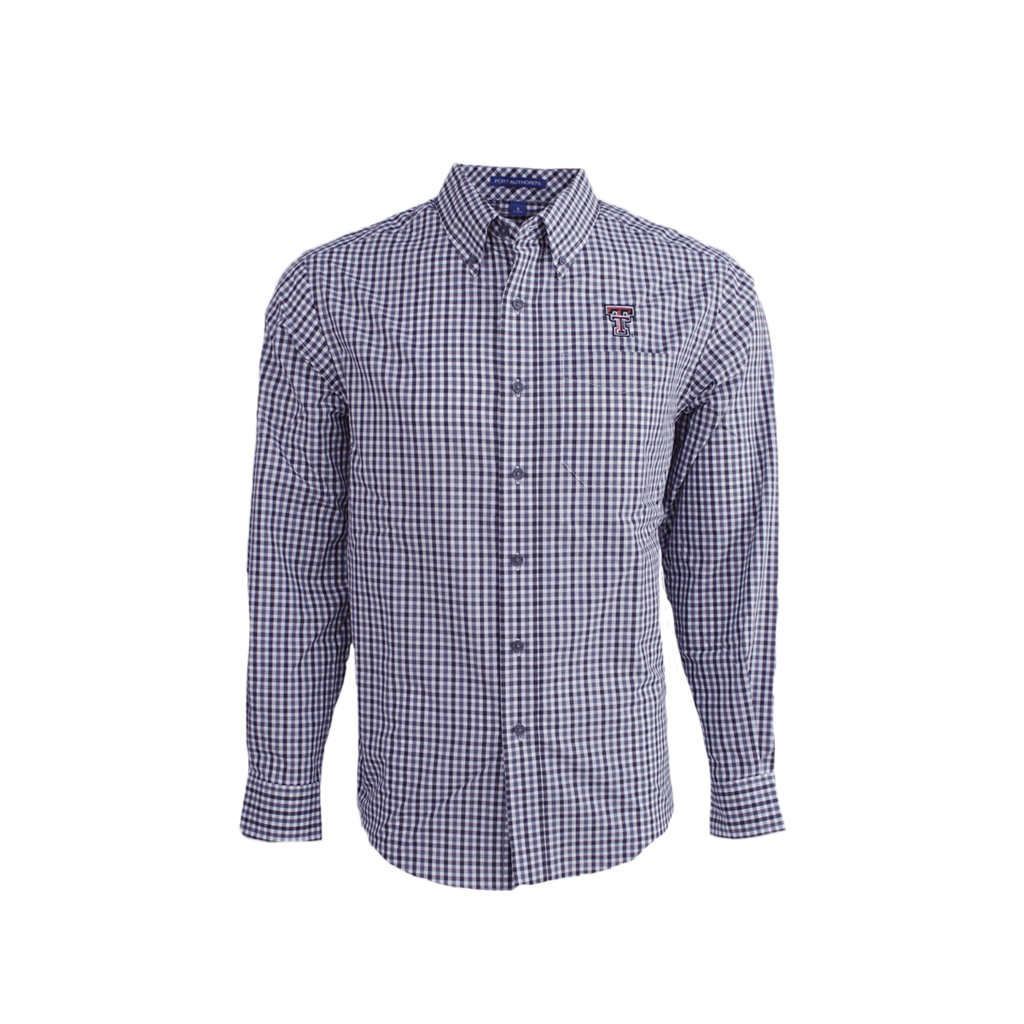 Gingham Easy Care Long Sleeve Button Down