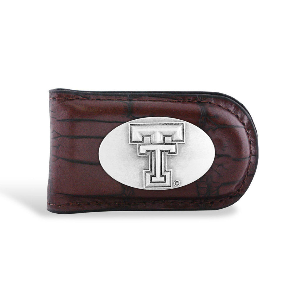 Magnetic Leather Concho Money Clip