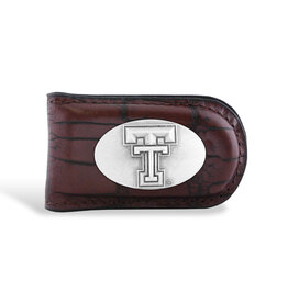 Magnetic Leather Concho Money Clip
