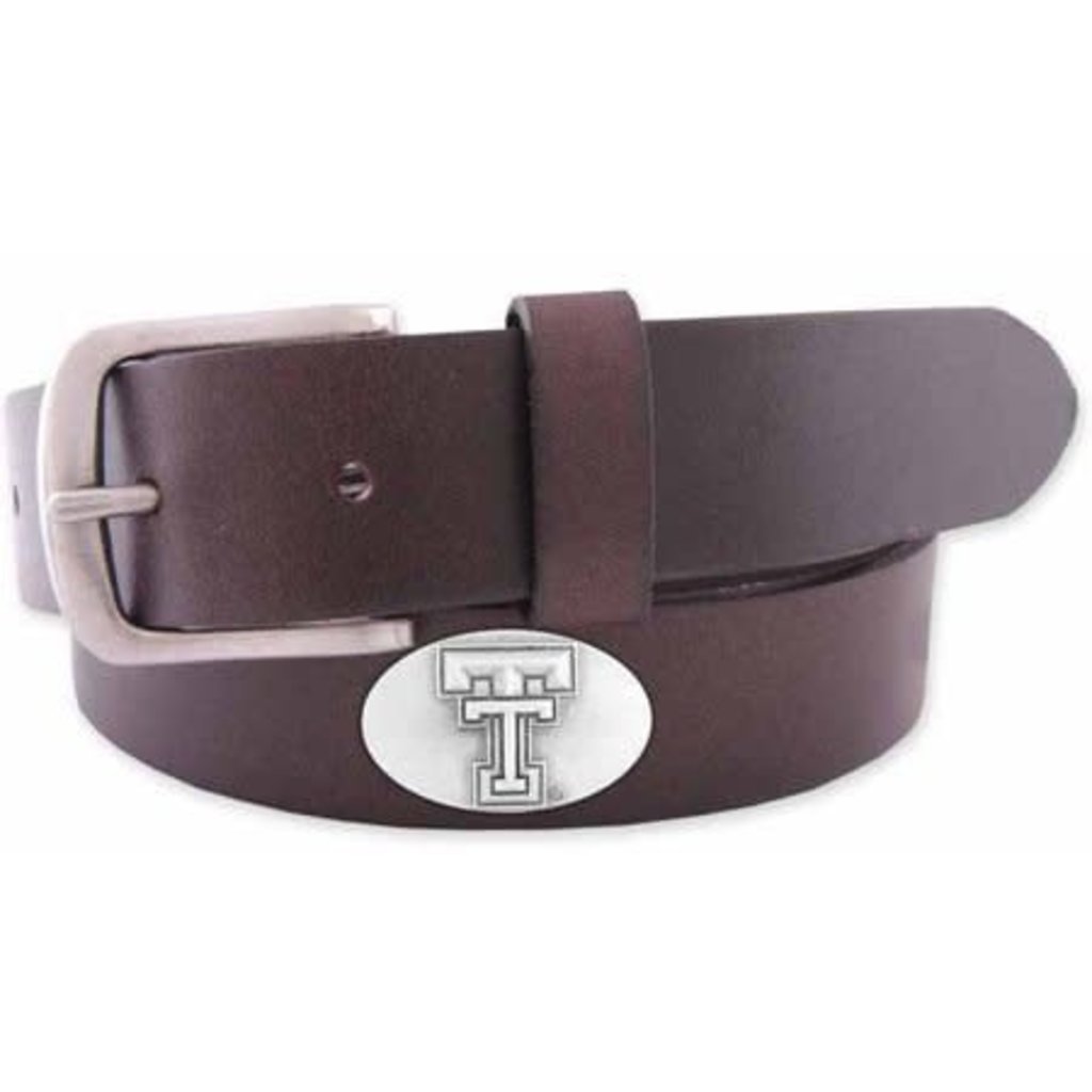 Concho No Tip Leather Belt