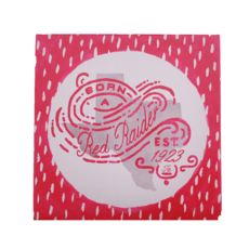 Paulson Designs Born A Red Raider Canvas 12x12