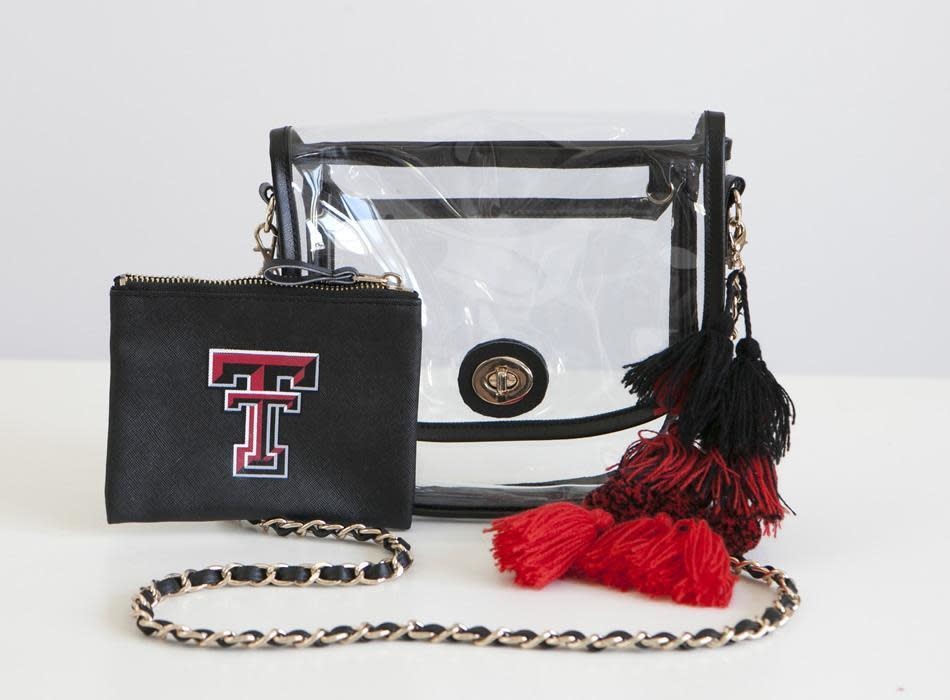 black and gold purse