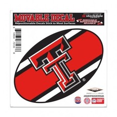 WinCraft Sports Striped Oval Double T Movable Decal 8"x8"
