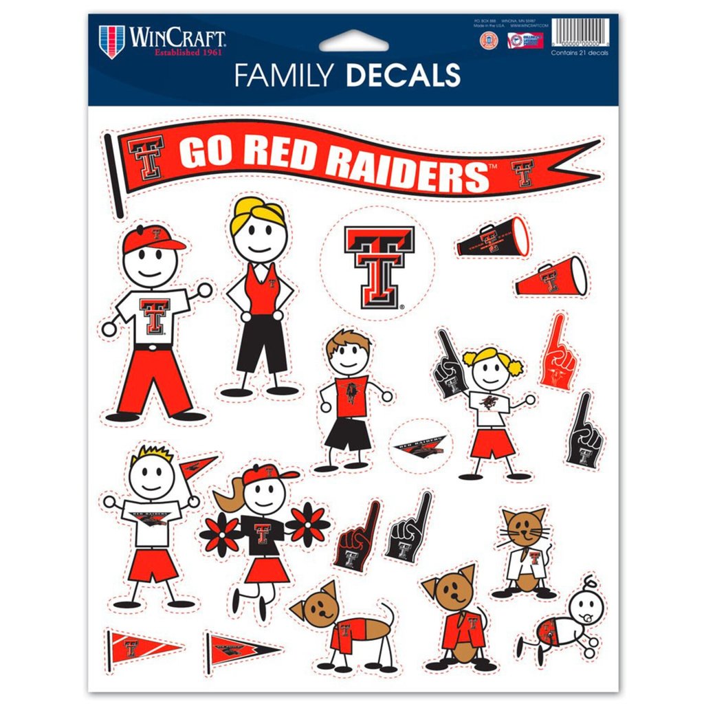 WinCraft Sports Family Pack Movable Decal Set