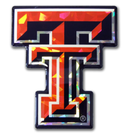 AMG Red & Silver Domed Decal