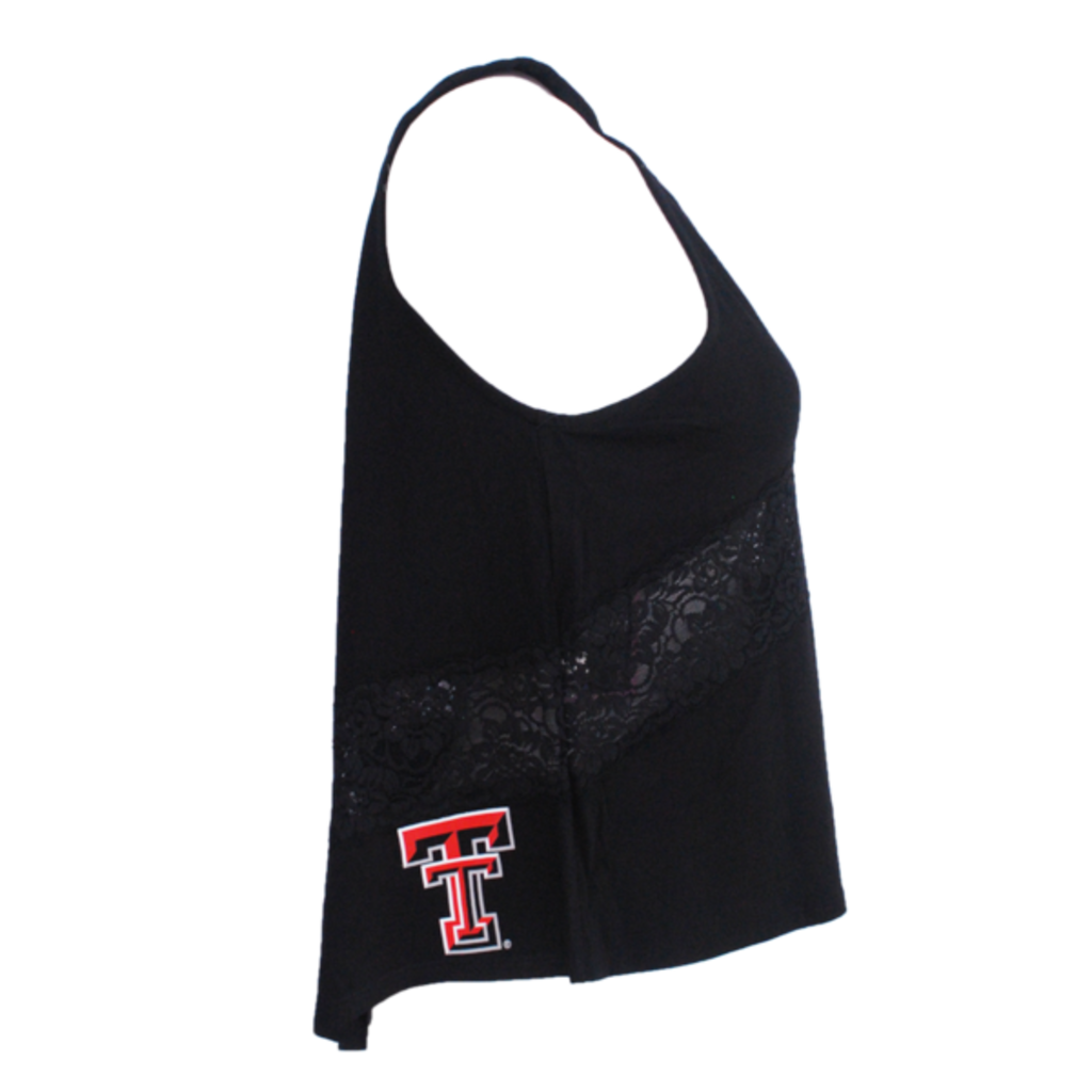 Flying Colors Kennedy Keyhole Back/Lace Inset Ladies Tank