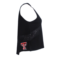 Flying Colors Kennedy Keyhole Back/Lace Inset Ladies Tank