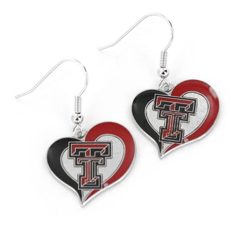 Aminco International Swirl Heart Earrings