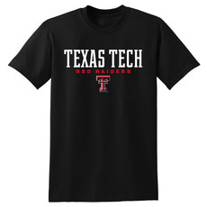 Texas Tech Stacked Double T Short Sleeve Tee