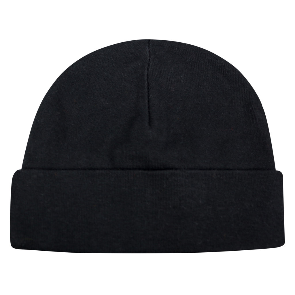 Youth Cuffed Knit Beanie - Black