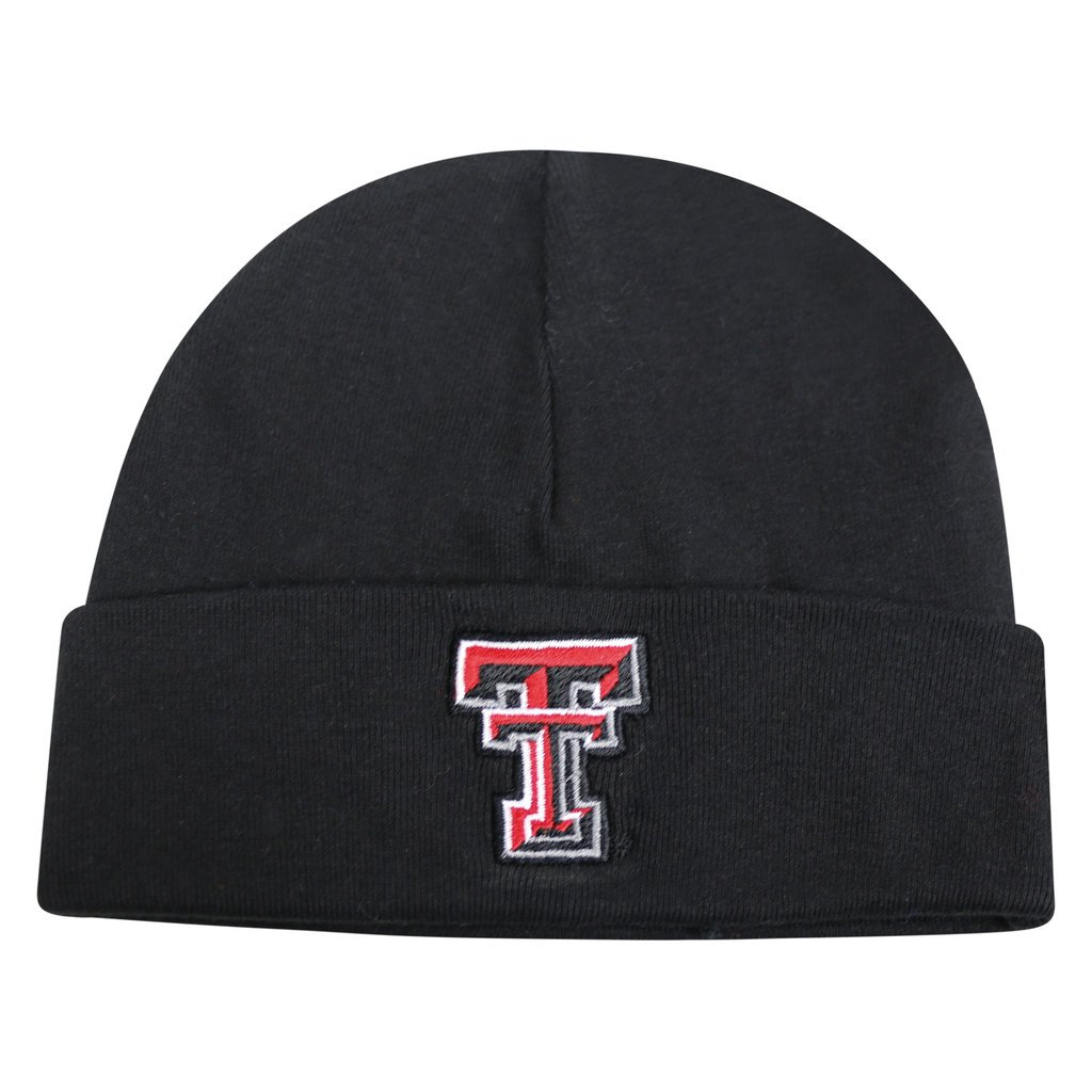 Top of the World Youth Cuffed Knit Beanie - Black