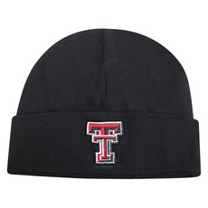 Top of the World Youth Cuffed Knit Beanie - Black