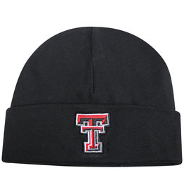 Top of the World Youth Cuffed Knit Beanie - Black