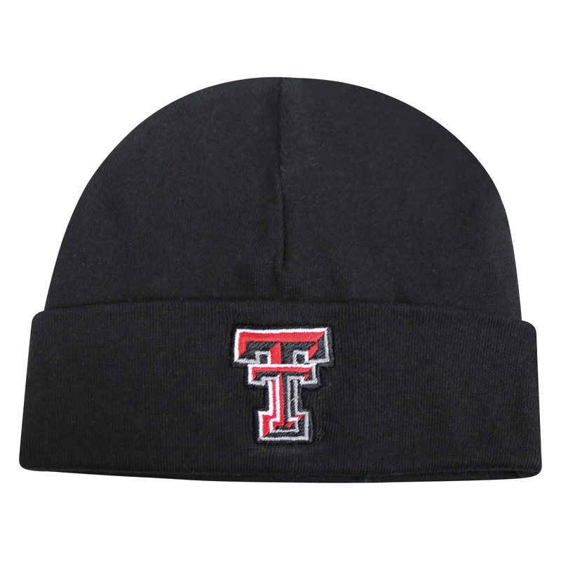 Top of the World Youth Cuffed Knit Beanie - Black