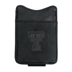 Jardine Black Leather Magnetic Money Clip