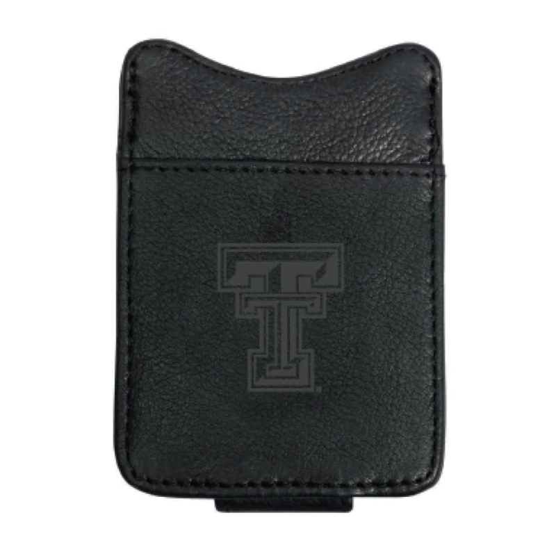 Jardine Black Leather Magnetic Money Clip