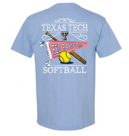 Comfort Colors Softball Pennant Short Sleeve Tee