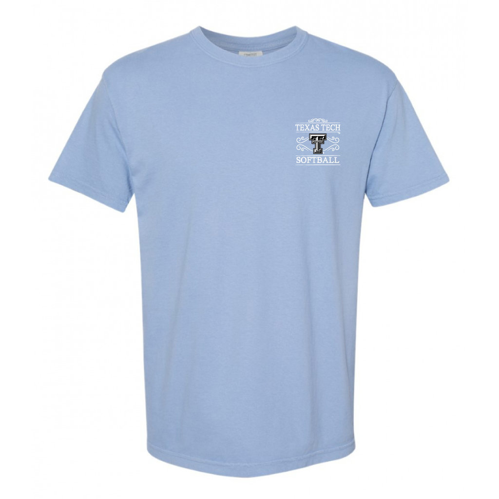 Comfort Colors Softball Pennant Short Sleeve Tee