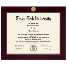 Church Hill Classics Century Engraved Gold Diploma Frame