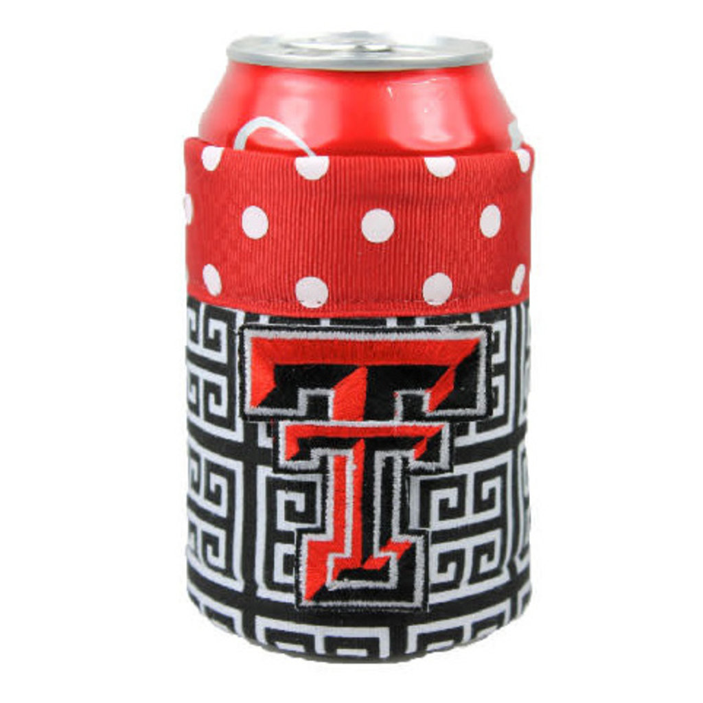 Greek Key Can Koozie