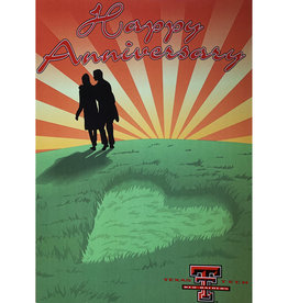 The Fanatic Group Happy Anniversary Sunset Card