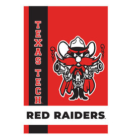 Magnolia Lane Raider Red Stripe Garden Flag