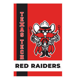 Raider Red Stripe Garden Flag