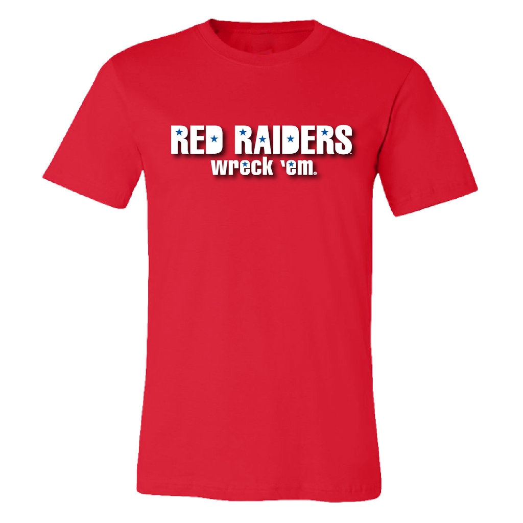 Canvas Red Raider Stars Short Sleeve Tee
