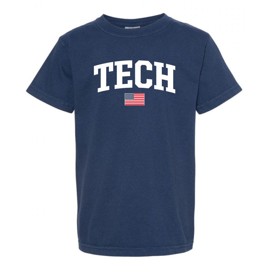 Comfort Colors Tech Arch USA Youth Short Sleeve Tee