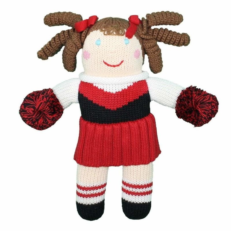 Knit 12" Cheerleader Toy