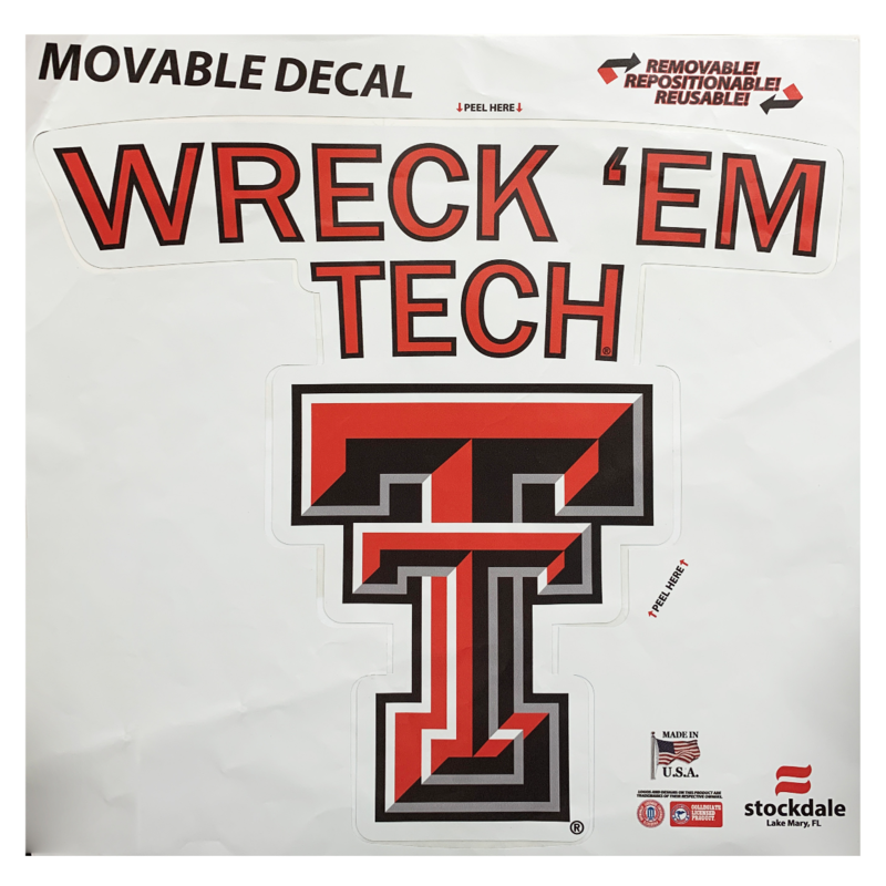Wreck'Em Tech Movable Decal 12"