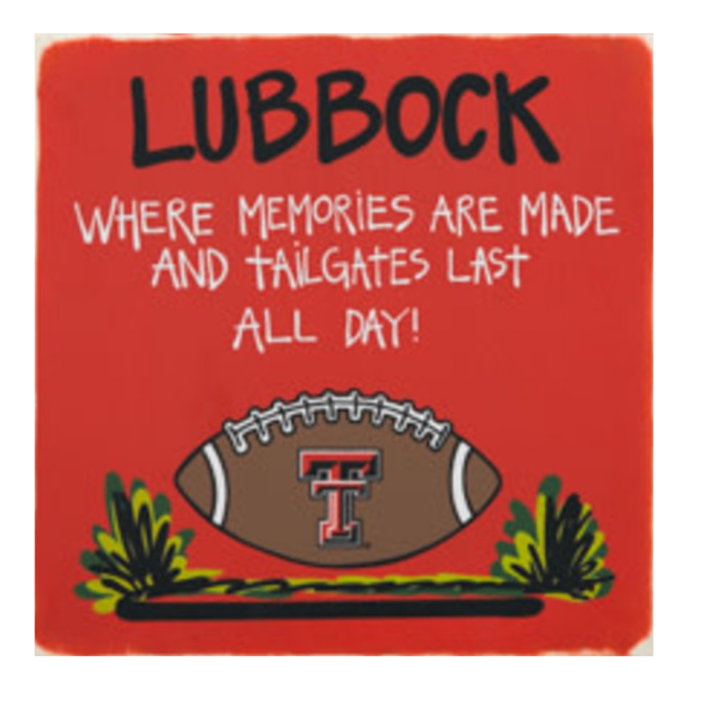Lubbock Tailgate Sign 15x15