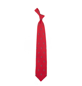 Eagles Wings Men's Dress Tie Prep Red Double T