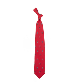 Men's Dress Tie Prep Red Double T