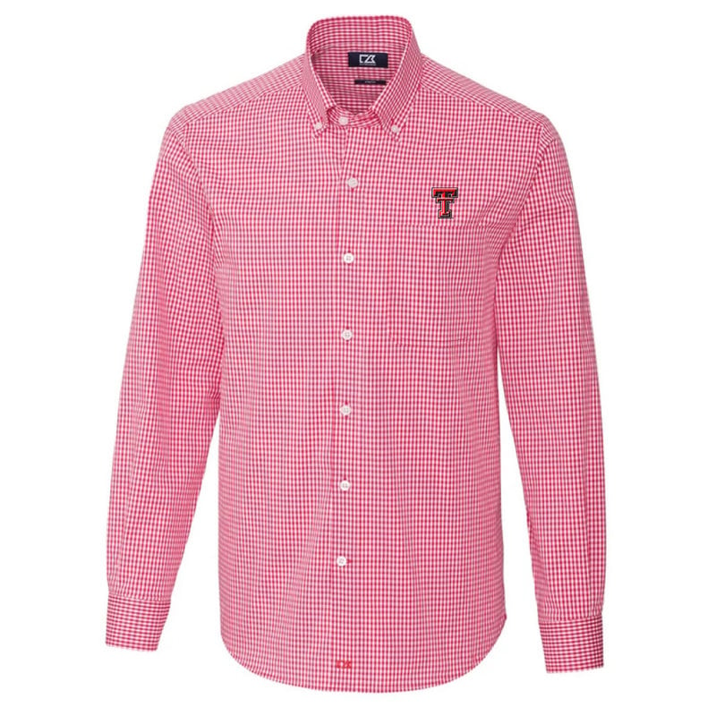 Cutter & Buck Stretch Gingham Button Down