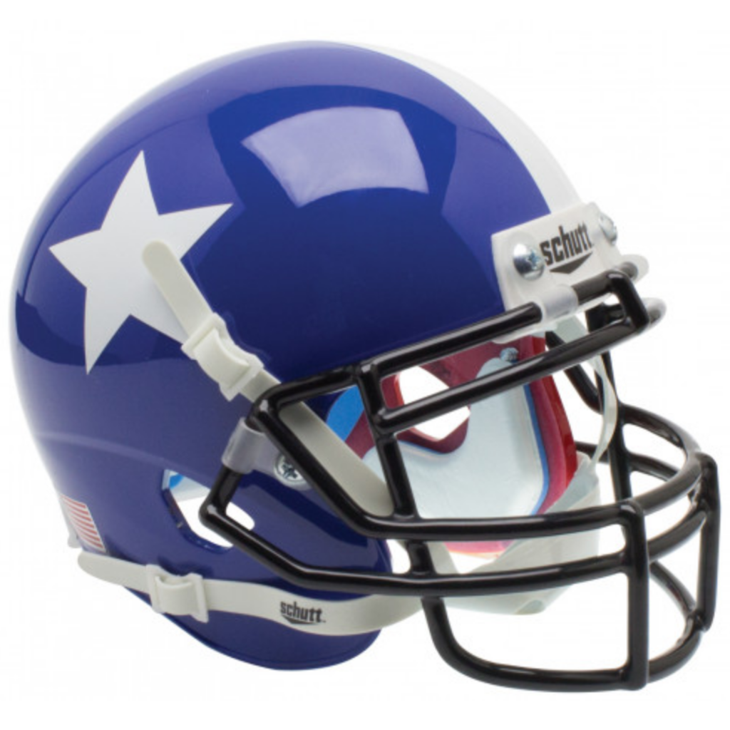 Schutt  Mini Texas Flag Red, White & Blue Helmet