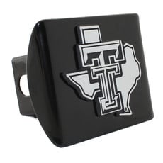 Hitch Cover Black with Chrome Lonestar Pride