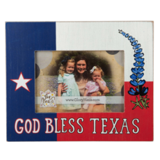Glory Haus God Bless Texas Picture Frame