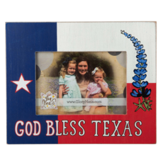 God Bless Texas Picture Frame