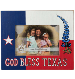 Glory Haus God Bless Texas Picture Frame