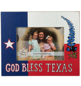 God Bless Texas Picture Frame