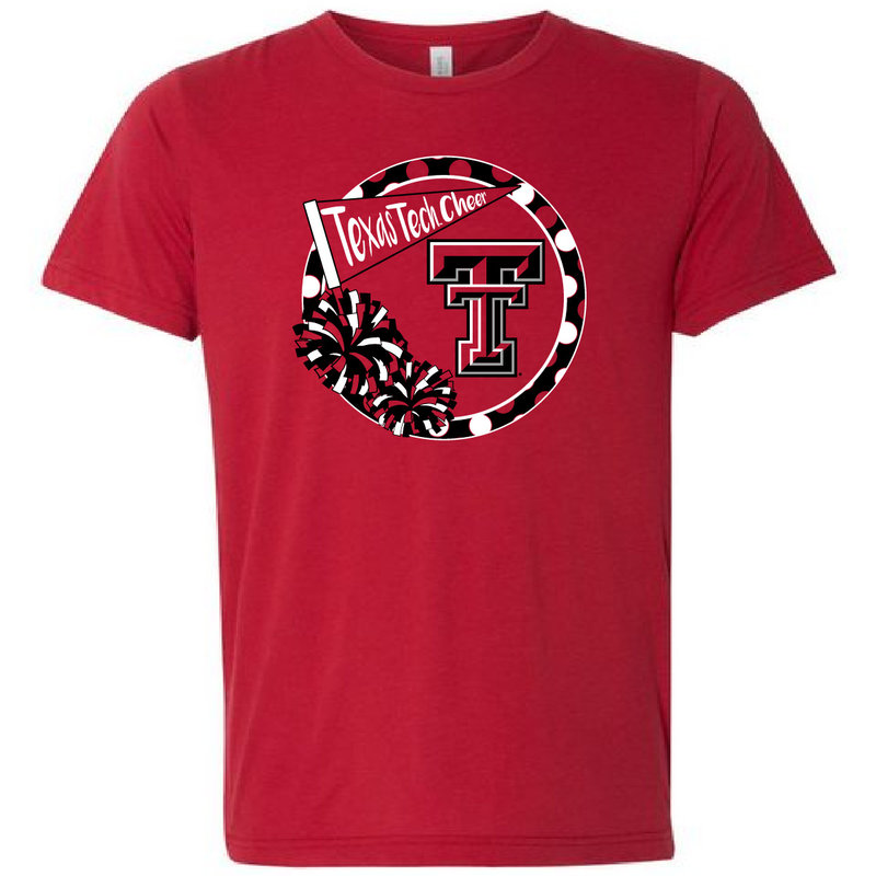 Canvas Cheer Dot Spirit Short Sleeve Tee