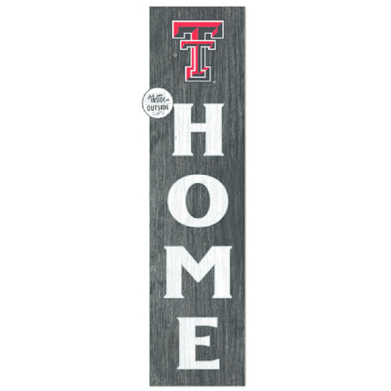 Home Wooden Leaning Sign 12x48