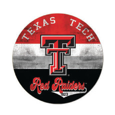 Round Retro Est. Multi Shaded Wood Sign 20x20