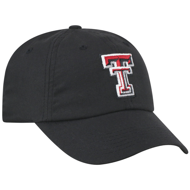 Top of the World Staple Black Adjustable Cotton Cap