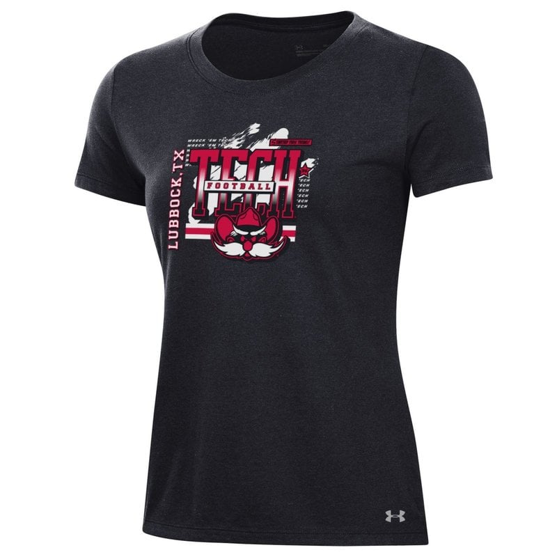 Throwback Raider Red Ladies Short Sleeve Tee