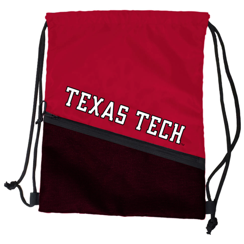 Logo Brand Tilt Zipper Pocket Back Sack