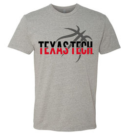 Canvas Split Outline Basketball Short Sleeve Tee