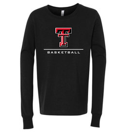 Canvas Basketball Line Youth Long Sleeve Tee