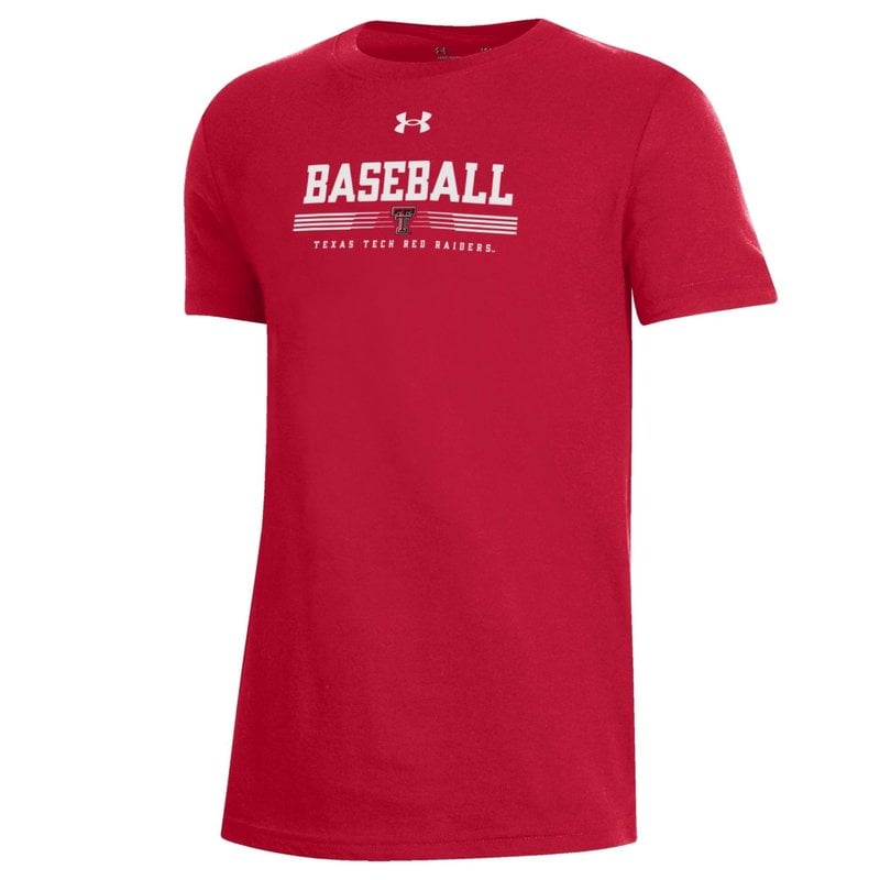 Under Armour Baseball Stripes Youth Short Sleeve Tee